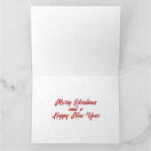 Custom Personalisiert LARGE 8.5"x11" CHRISTMAS CAR Karte (Innenseite)