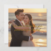 Custom Personalisiert Lila Lilac Vielen Dank Karte (Rückseite)