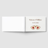 Custom Personalisiert Love Birds Wedding Guest Boo Gästebuch (Voll)