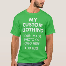 Custom Personalisiert MEN's KLEEBLATT GREEN T - SH T-Shirt