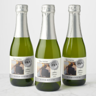 Custom Personalisiert Mini Sparkling Wine Flasche  Schaumweinetikett