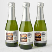 Custom Personalisiert Mini Sparkling Wine Flasche Schaumweinetikett (Flaschen)