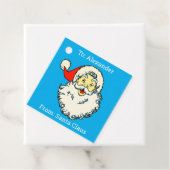 Custom Personalisiert Name Blue Santa Claus Geschenkanhänger (Beispiel)