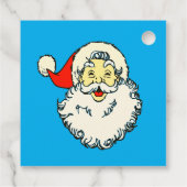Custom Personalisiert Name Blue Santa Claus Geschenkanhänger (Rückseite)