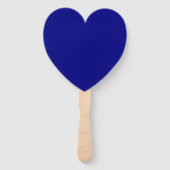 Custom Personalisiert NAVY HEART WEDING FANS Fächer (Rückseite)