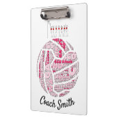 Custom Personalisiert Netball Coach Klemmbrett (Links)