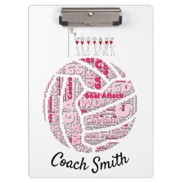 Custom Personalisiert Netball Coach Klemmbrett