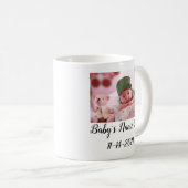 Custom Personalisiert New Baby Foto Coffee Tasse (VorderseiteRechts)