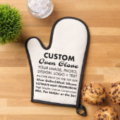 Custom Personalisiert Oven Glove/Mit Silicone Ofenhandschuh (Oben unten)