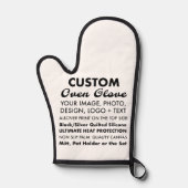 Custom Personalisiert Oven Glove / Ofenhandschuh (Vorderseite)