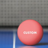 Custom Personalisiert PINK Tischtennis Tischtennisball (Netto)