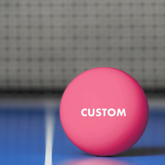 Custom Personalisiert PINK Tischtennis Tischtennisball
