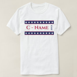Custom Personalisiert Presidential Election Campai T-Shirt