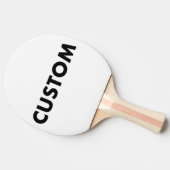 Custom Personalisiert RED Backed Table Tennis Tischtennis Schläger (Seitenansicht)