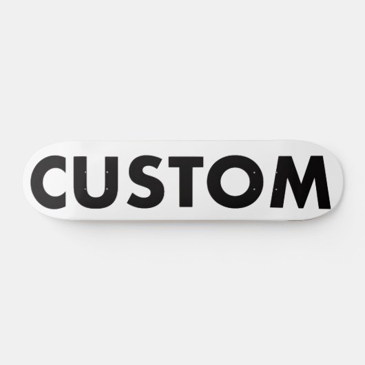 Custom Personalisiert Skateboard Deck 7,75" (19,7  (Horizontal)