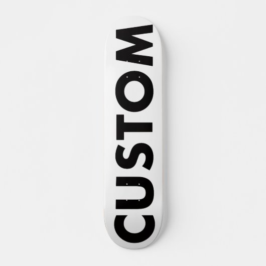 Custom Personalisiert Skateboard Deck 7,75" (19,7  (Vorne)