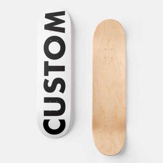 Custom Personalisiert Skateboard Deck 8,5" (21,6 c (Vorderseite)