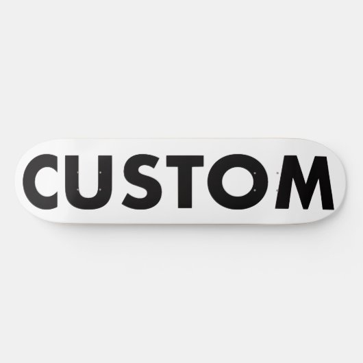 Custom Personalisiert Skateboard Deck 8,5" (21,6 c (Horizontal)