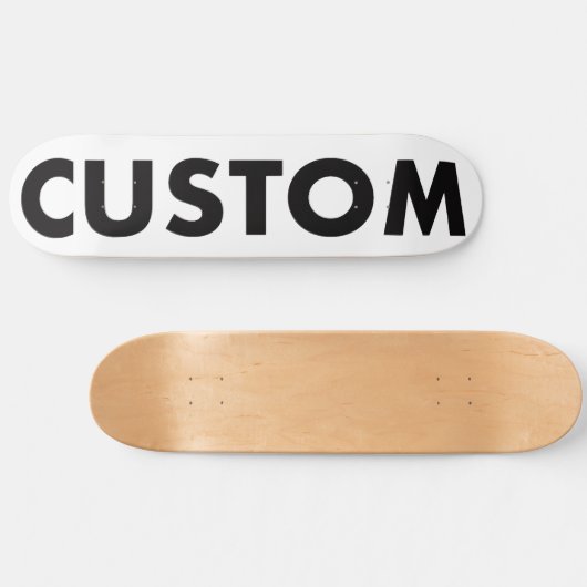 Custom Personalisiert Skateboard Deck 8,5" (21,6 c (Horizontal)
