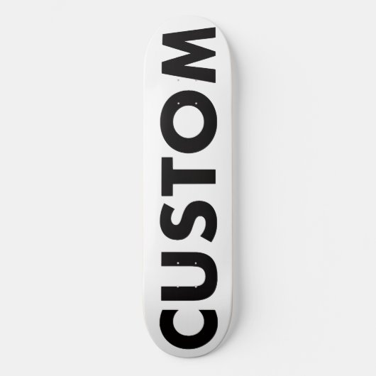 Custom Personalisiert Skateboard Deck 8,5" (21,6 c (Vorderseite)
