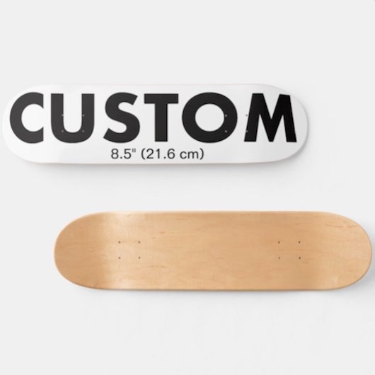 Custom Personalisiert Skateboard Deck 8,5" (21,6 c