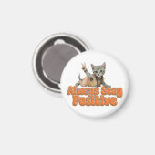 Custom Personalisiert Sloth Peace Hippie Magnet (Vorderseite/Rückseite)
