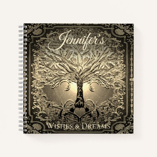Custom Personalisiert Tree Journal Notizblock (Vorderseite)