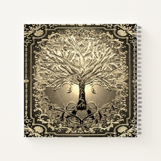 Custom Personalisiert Tree Journal Notizblock (Rückseite)