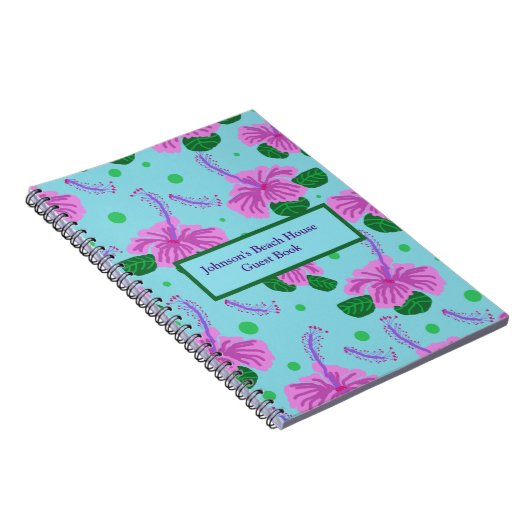 Custom Personalisiert Tropical Notebook Journal Notizblock (Rechte Seite)