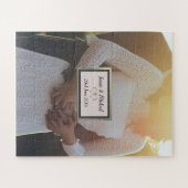 Custom Personalisiert Wedding Day Jigsaw Puzzle (Horizontal)