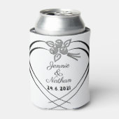Custom Personalisiert Wedding Stubby Holder Dosenkühler (Kanne Vorderseite)