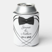 Custom Personalisiert Wedding Stubby Holder Dosenkühler (Kanne Rückseite)