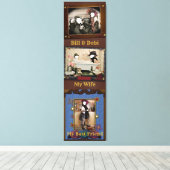 Custom Personalisiert Western Foto Leinwand Art (Insitu (Holzboden))