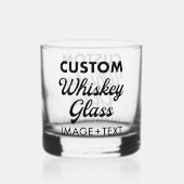 Custom Personalisiert Whiskey Glass 12oz. Whiskyglas (Vorderseite)