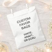Custom Personalisiert White Favor Bags Blank Geschenktütchen (Ausgeschnitten)
