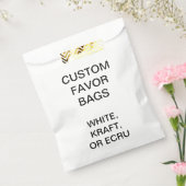 Custom Personalisiert White Favor Bags Blank Geschenktütchen (Versiegelt)