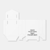 Custom Personalisiert Zelt Bevorzugung Box mit ros Geschenkschachtel (Ungefaltet)