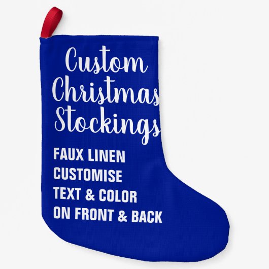 Custom Personalisierte Weihnachts-Strumpf-IMITATE Kleiner Weihnachtsstrumpf (Vorderseite)