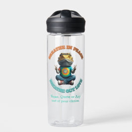 Custom Personalize Boho Bearded Dragon Hippie Trinkflasche