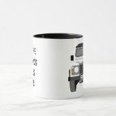 Custom Personalize Classic Land Rover  mug Tasse (Zentrum)
