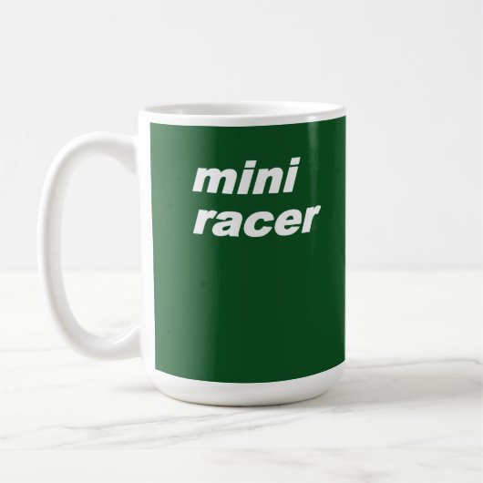 CUSTOM PERSONALIZE CLASSIC MINI CaR Tasse (Links)
