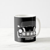 CUSTOM PERSONALIZE CLASSIC MINI CaR Tasse (VorderseiteRechts)