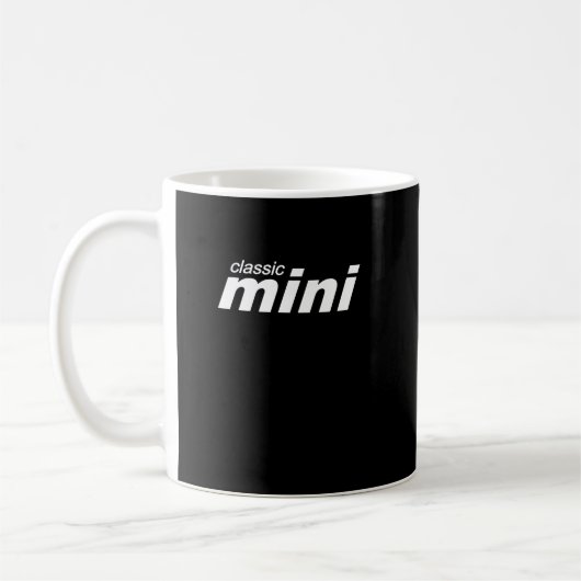 CUSTOM PERSONALIZE CLASSIC MINI CaR Tasse (Links)