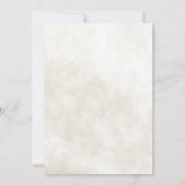 Custom Personalize Cute Baby Shower Einladung (Rückseite)