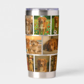 Custom personalized 16 photo collage template thermobecher (Vorderseite)