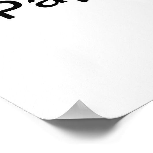 Custom Personalized 24" x 36" Semi Gloss Poster (Ecke)