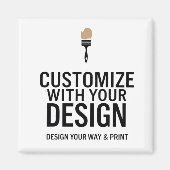 Custom Personalized Blank Company Branded Magnet (Vorne)