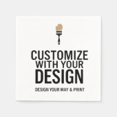 Custom Personalized Blank Company Branded Serviette (Vorderseite)