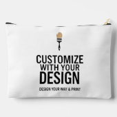 Custom Personalized Corporate Company Branded  Zubehörtasche (Rückseite)