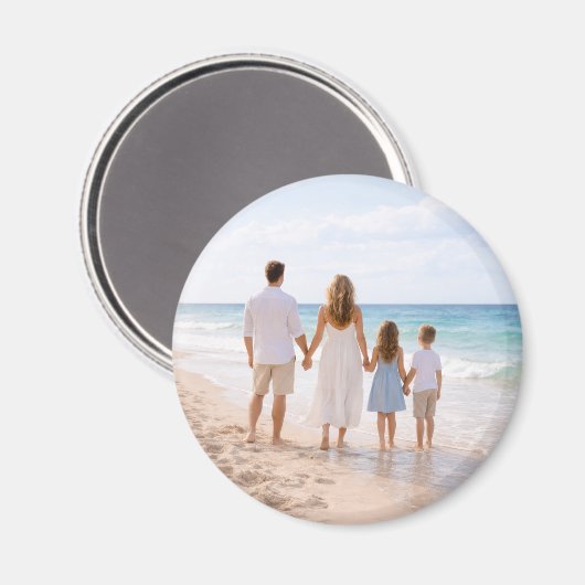 Custom Personalized Family Photo Magnet (Vorderseite/Rückseite)